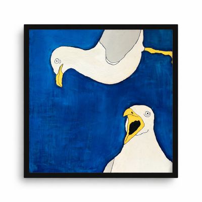 " Måkefaen - Marineblå " Av Markus Günther