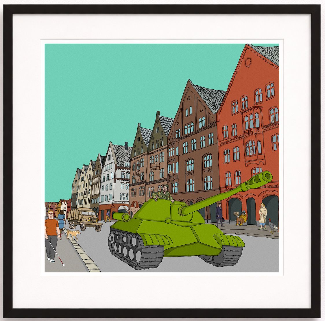 " I <3 Bergen " Trykk Av Markus Günther