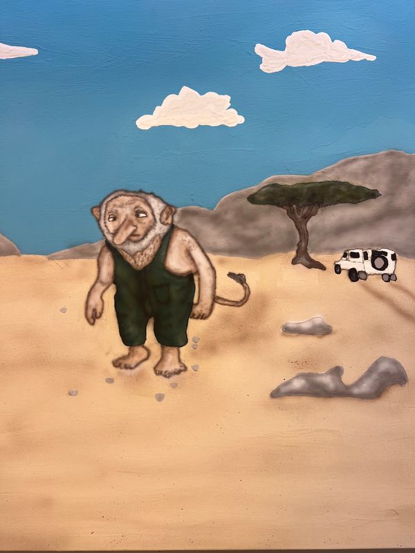 " TROLLJEGERN " Orginalt verk av Markus Günther