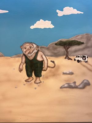 " TROLLJEGERN " Orginalt verk av Markus Günther