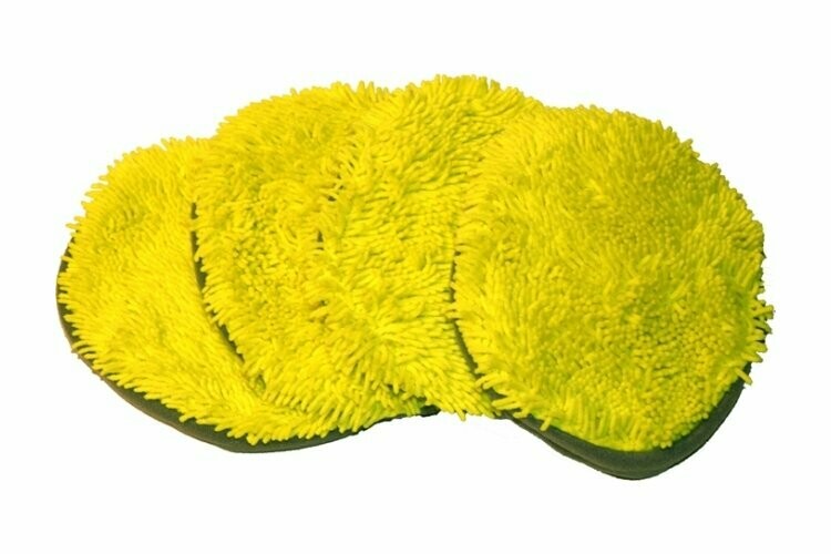 AVA Mikrofaserpads mittel (gelb), 4 Stk. AVA Mikrofaserpads mittel (gelb), 4 Stk.