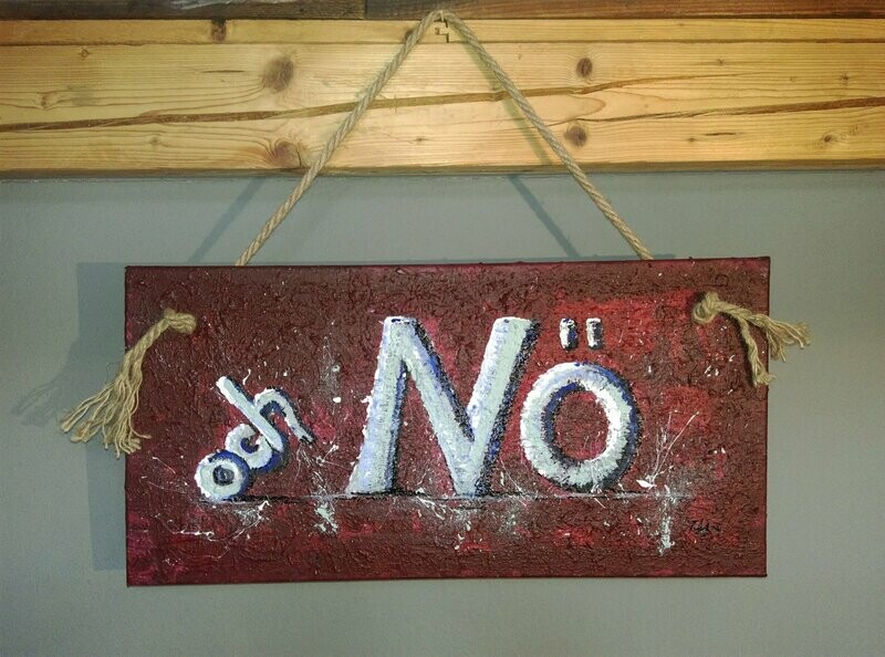 och nö -  Acryl auf Leinwand - Gemälde