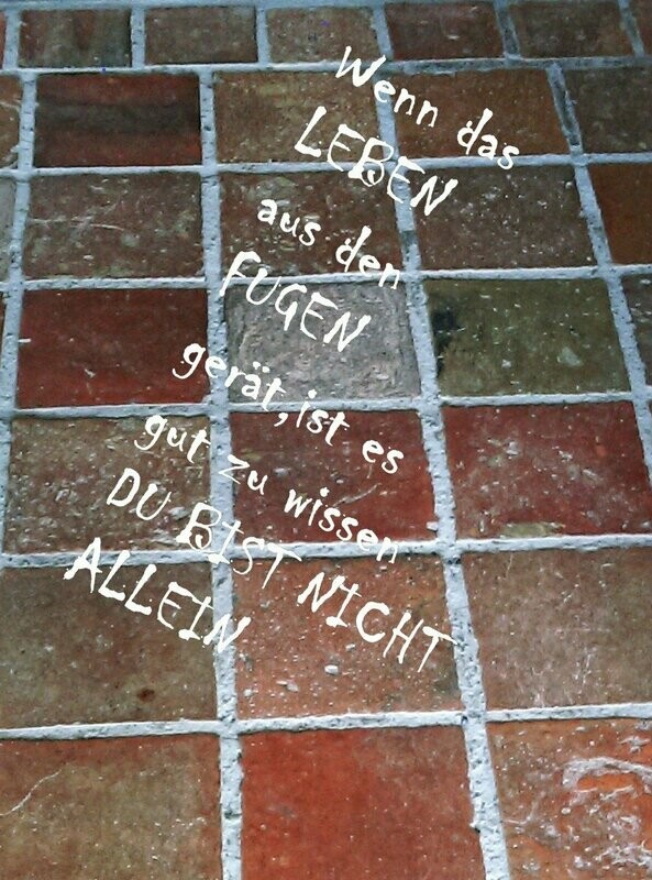 Krisen im Leben - Postkarte