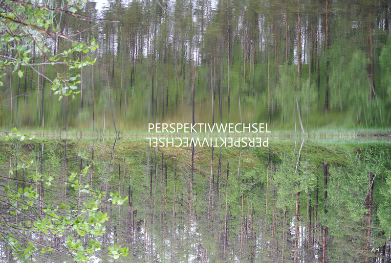 Perspektivwechsel - Postkarte