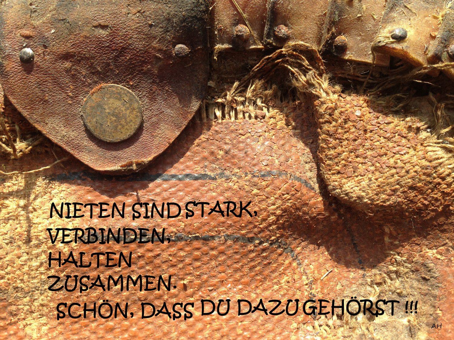 Nieten sind stark - Postkarte