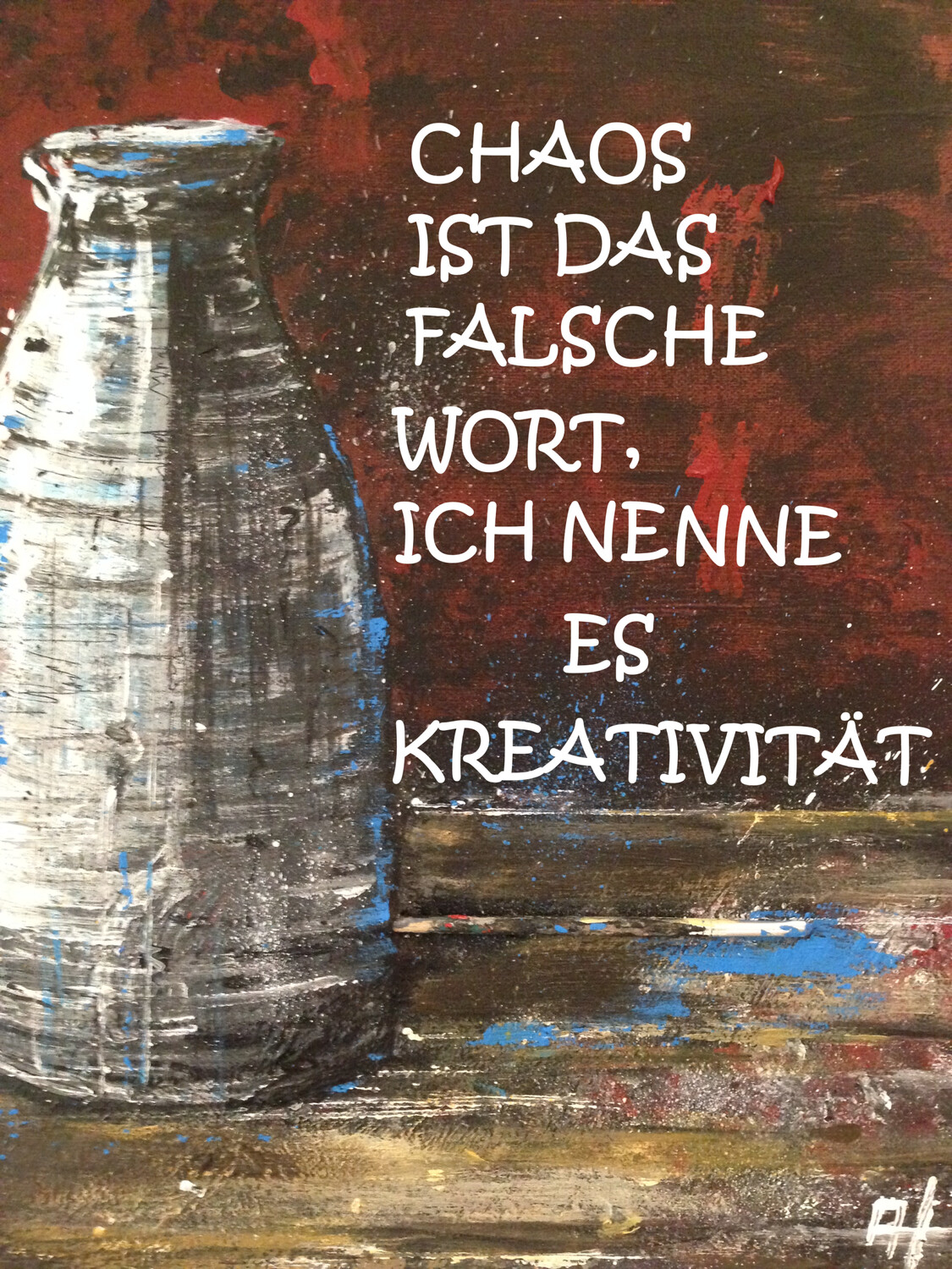 Chaos ist das falsche Wort - Postkarte
