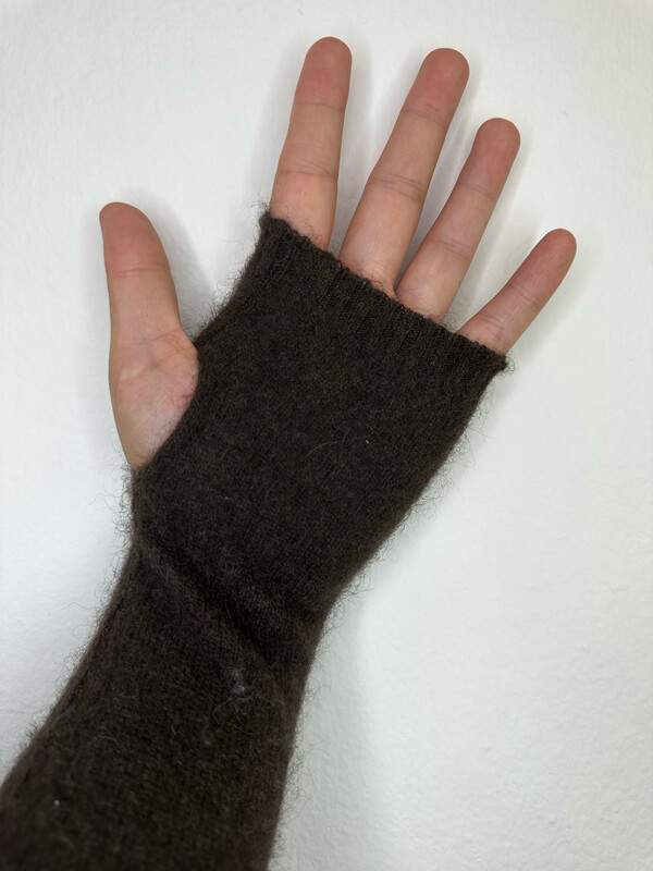 Brauner Pulswärmer