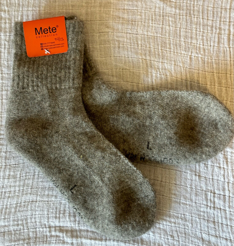 Graue Socken