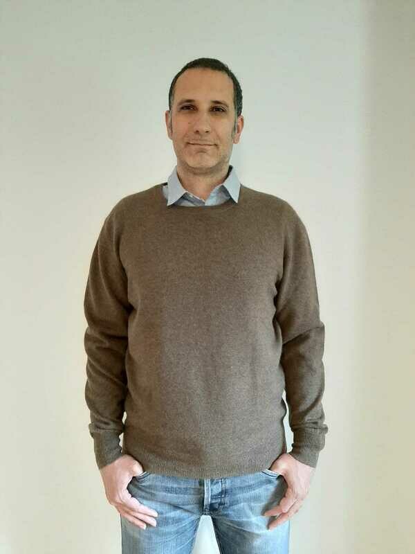 Hellbrauner Herrenpullover