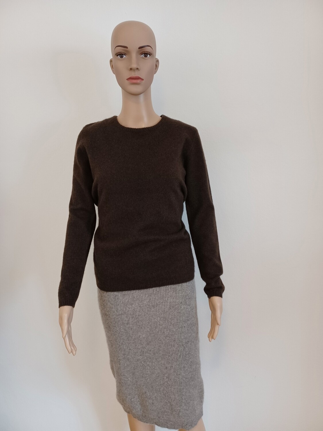 Damenpullover mit Rundhals
