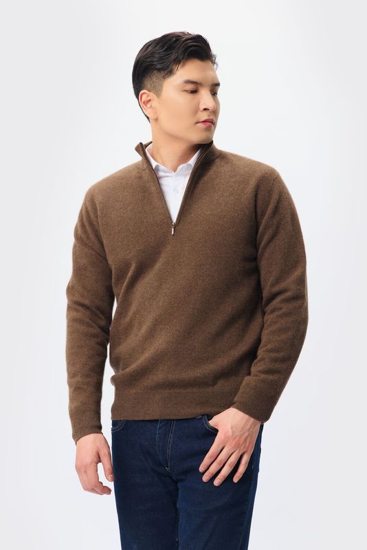 Viertelreisverschluss Pullover
