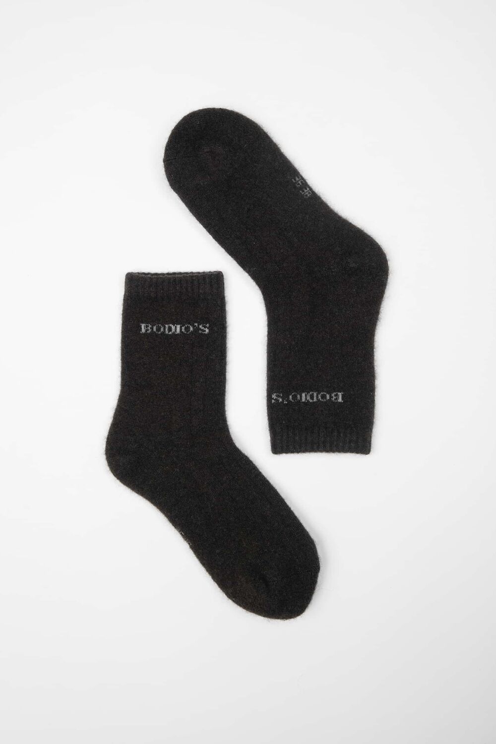 Dunkelbraun Socken