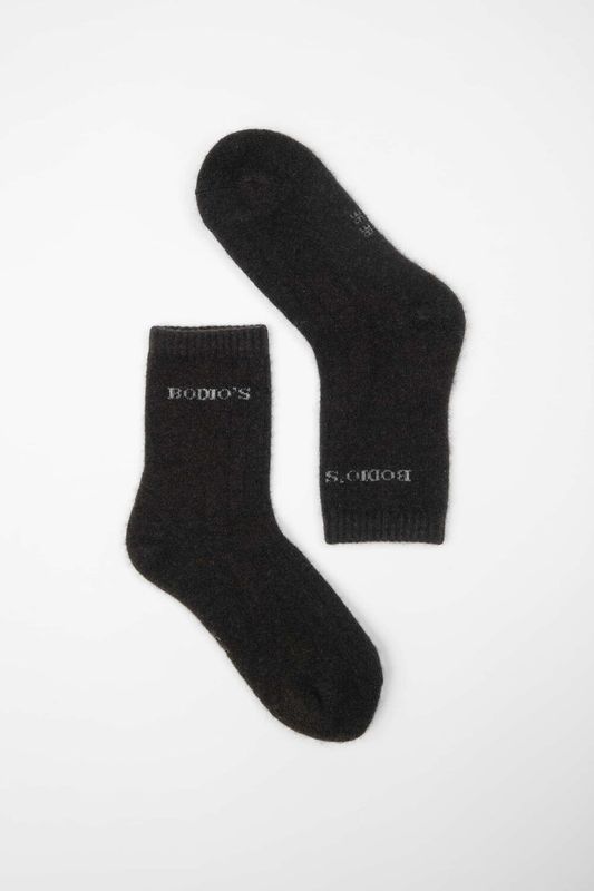 Dunkelbraun Socken