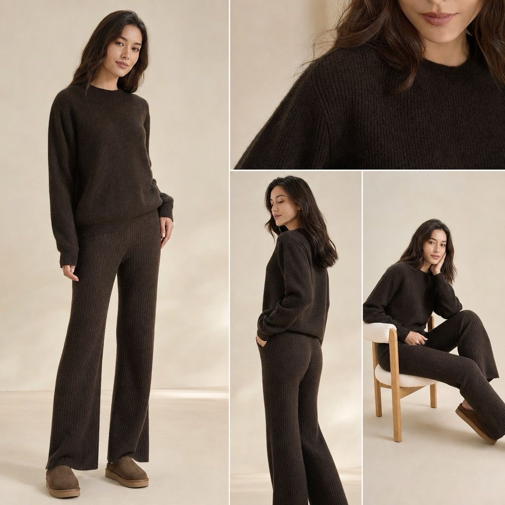 Feinripp-Pullover für Damen