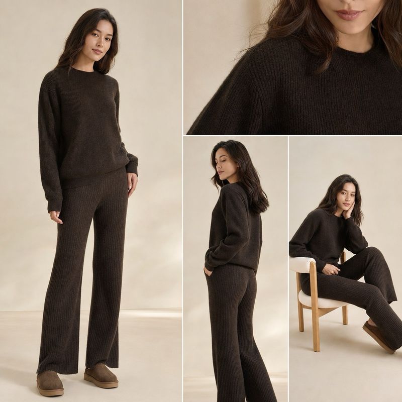 Feinripp-Pullover für Damen