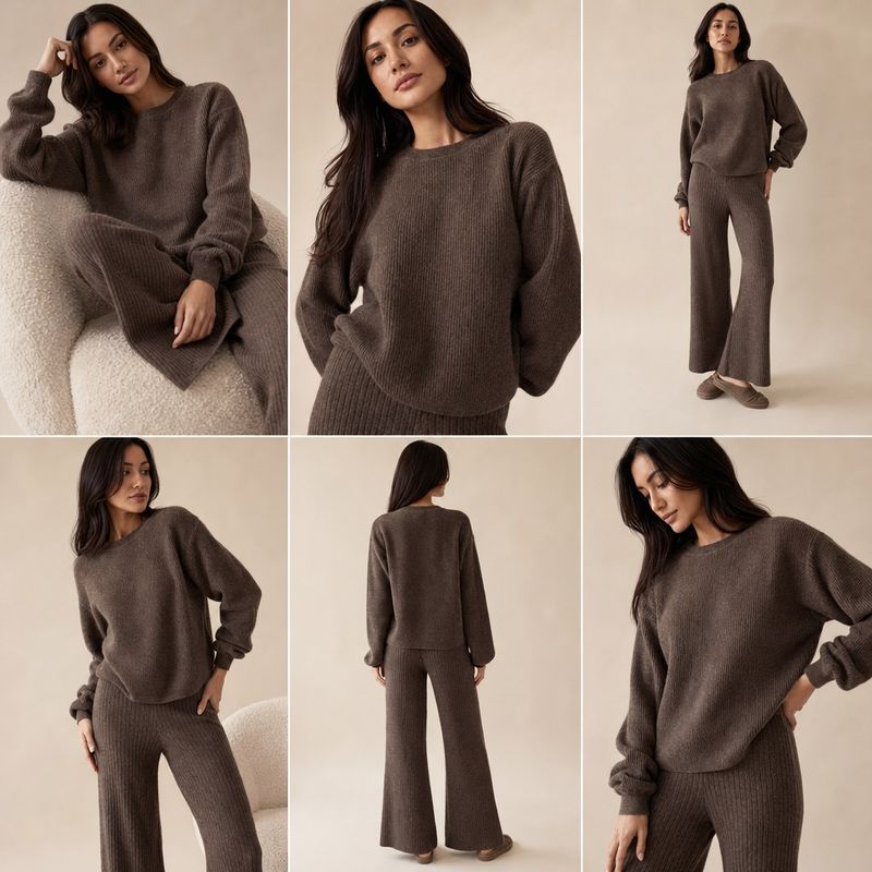 Feinripp-Pullover für Damen