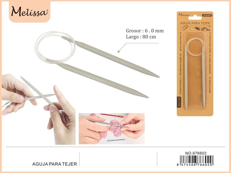 676602 Circular knitting needles 6.0mm