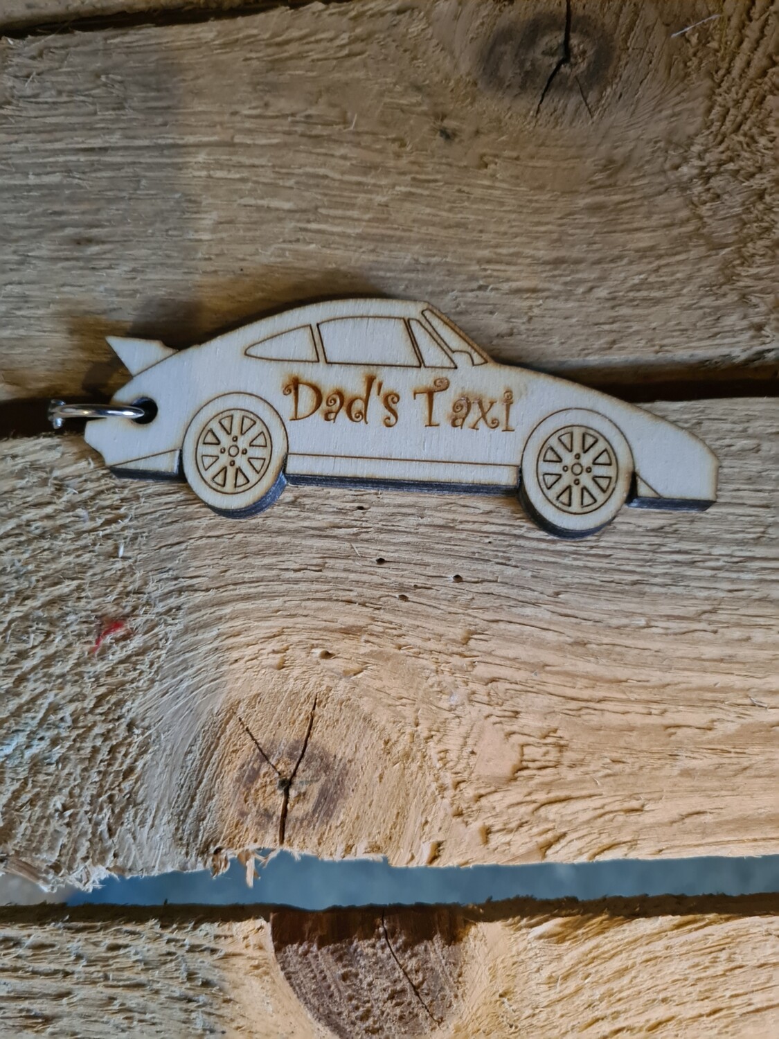 Dads Taxi Keyring