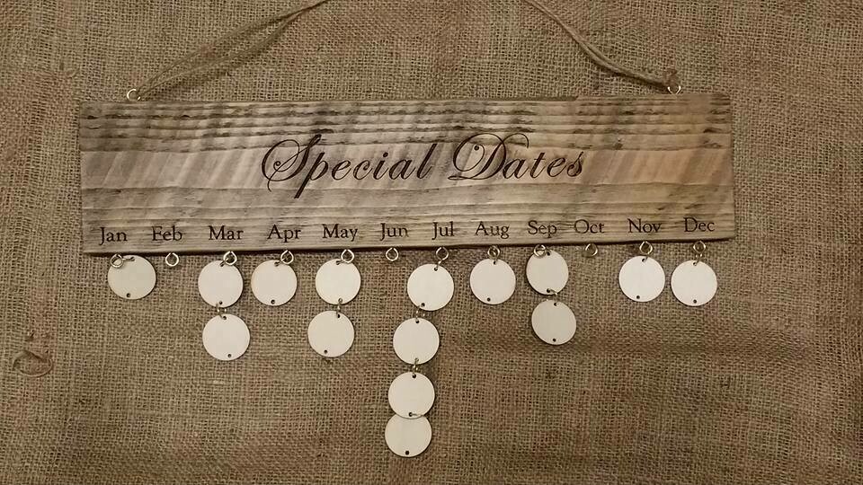 Special Dates Calendar