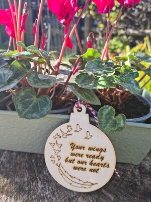 Memory Hanging Christmas Decoration Our Hearts