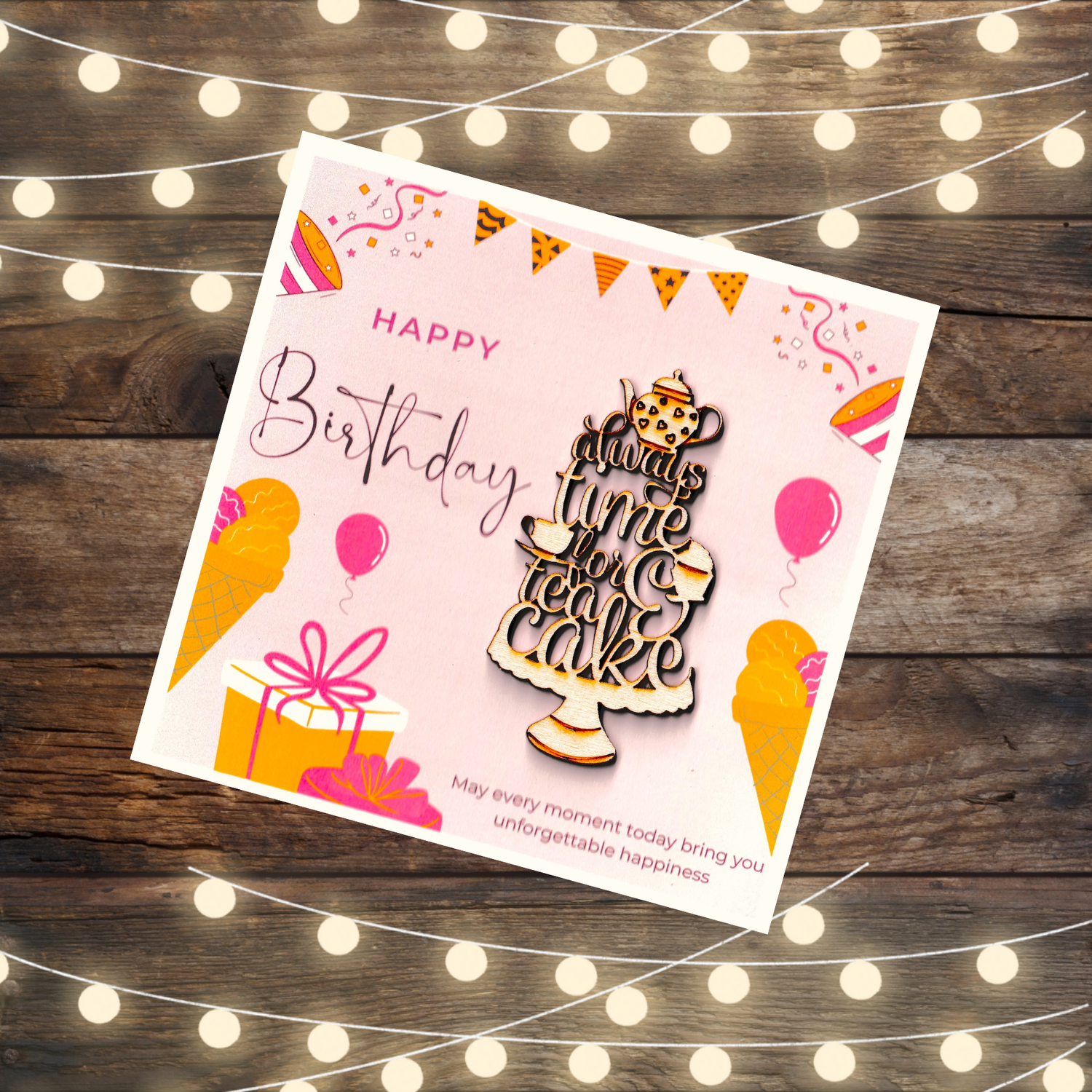 Happy Birthday - Tea &amp; Cake