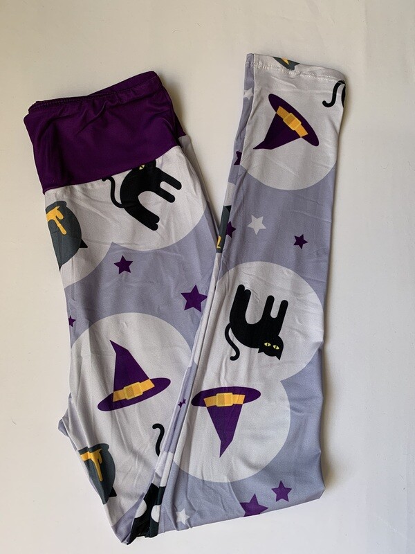 Purple Magic High Waisted Leggings 8-14 Purple Magic High Waisted Leggings 8-14