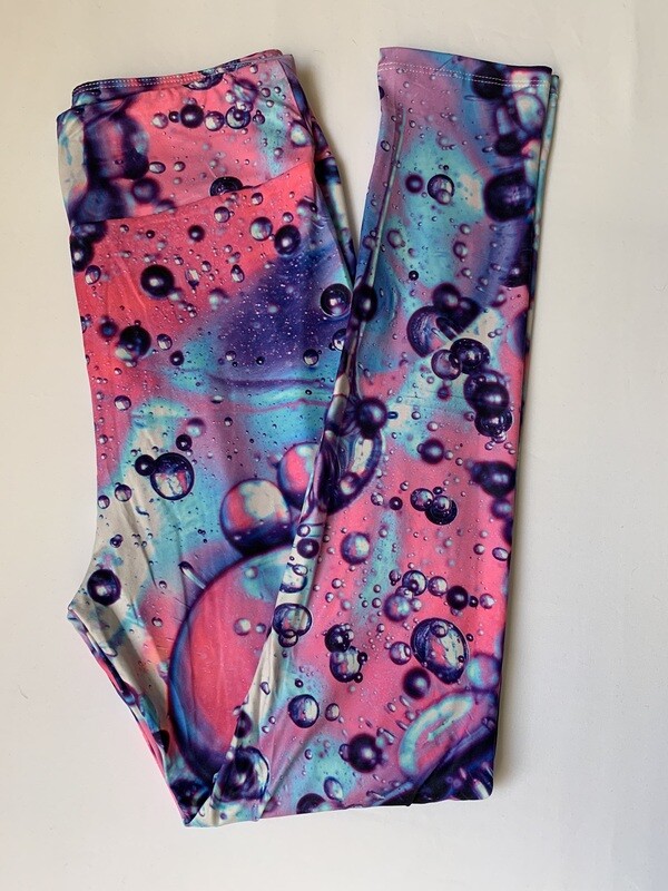 Raindrops High Waisted Leggings 8-14 Raindrops High Waisted Leggings 8-14
