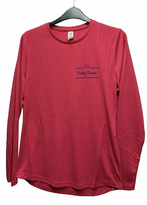 Long Sleeve Performance Top - Pink