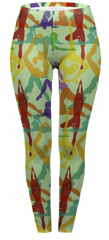 Pastel Rainbow Yoga
