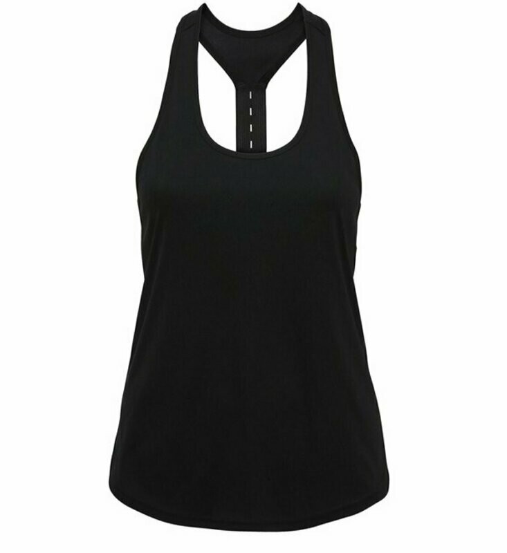 Racer Back Performance Vest - Black