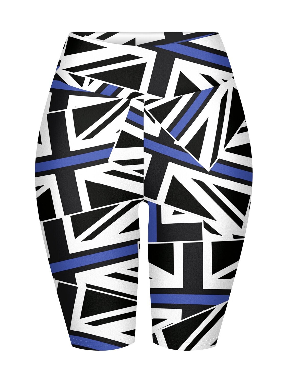 Thin Blue Line Athleisure Shorts, Size: Size One (UK 8-14)