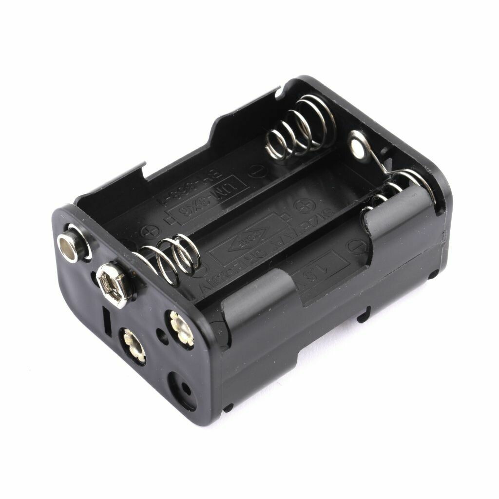 6xAA Battery Holder & Connector