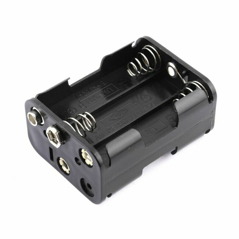 6xAA Battery Holder &amp; Connector