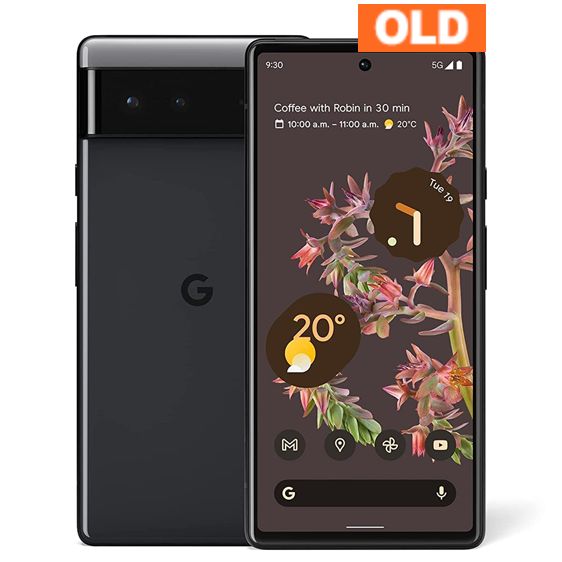 Google Pixel 6 128GB 2022年モデル ブラック 中古 (SIMセット)
