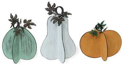 Metal Colored Gourds - Assorted Sizes/Colors