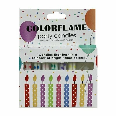 Color Flame Birthday Candles
