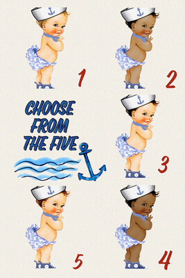 Baby Sailor nautical themed Centerpiece