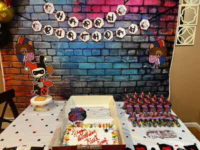 Harley Quinn Inspired Themed Party