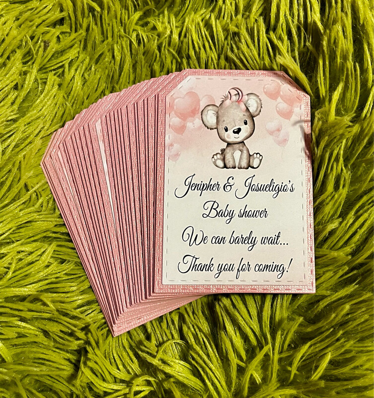 Baby Bear Thank You Tag