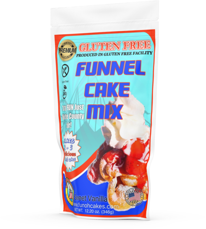 FUNOHCAKES' Gluten-Free Funnel Cake Mix