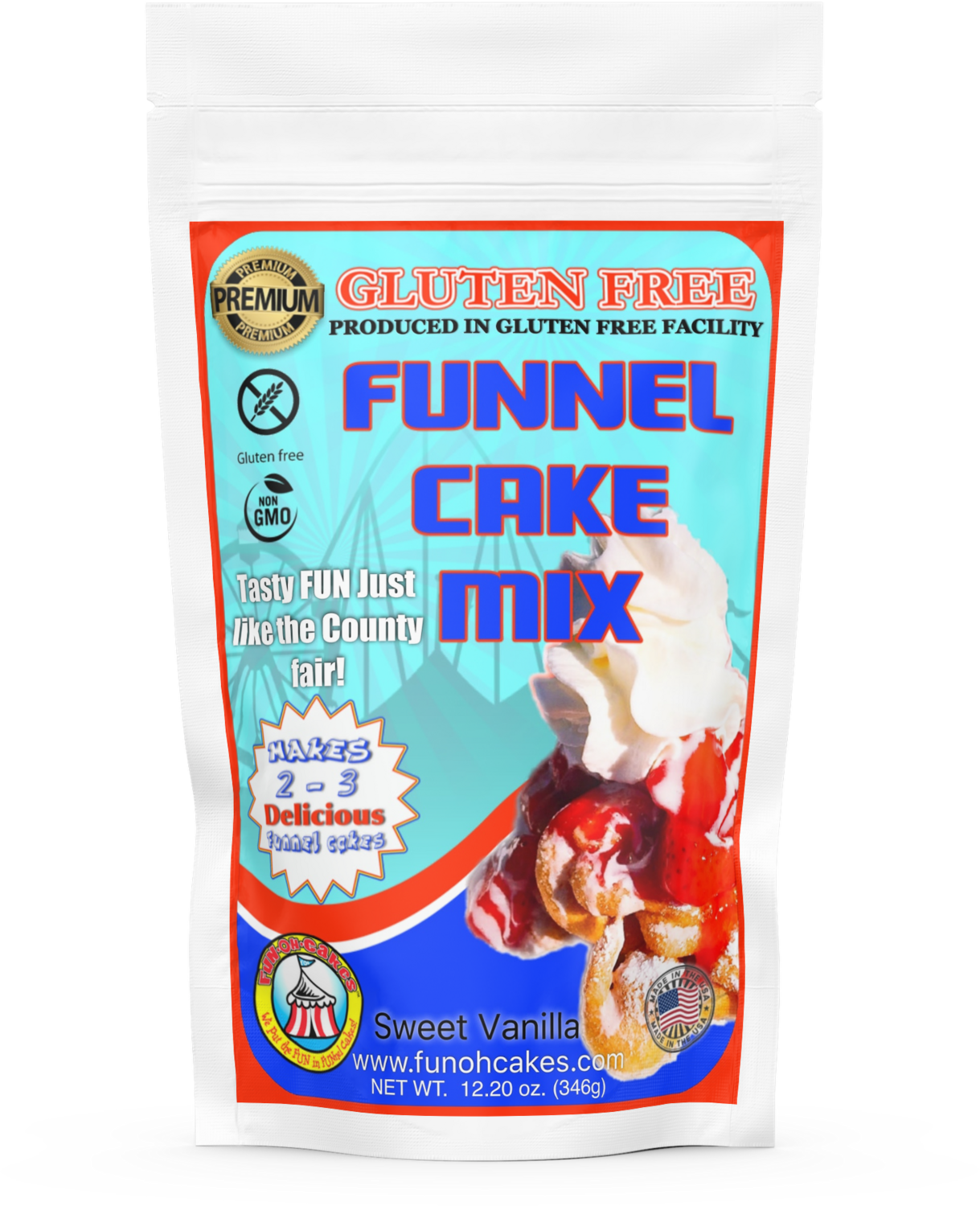 FUNOHCAKES&#39; Gluten-Free Funnel Cake Mix