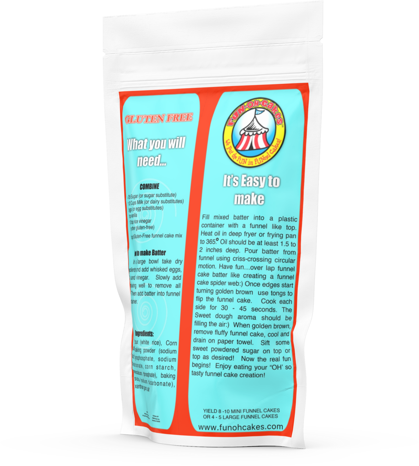 FUNOHCAKES&#39; Gluten-Free Funnel Cake Mix