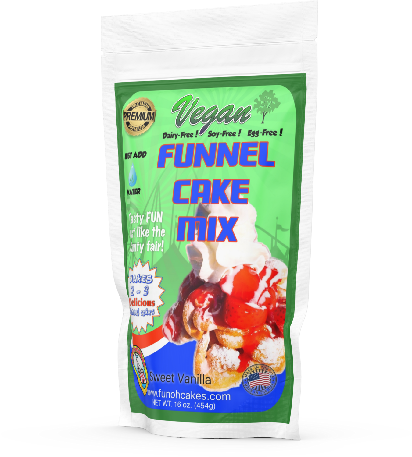 FUNOHCAKES' Vegan Funnel Cake Mix