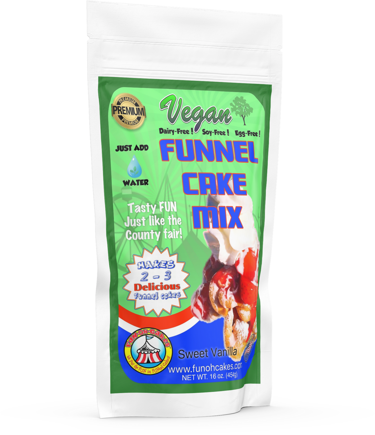 FUNOHCAKES&#39; Vegan Funnel Cake Mix