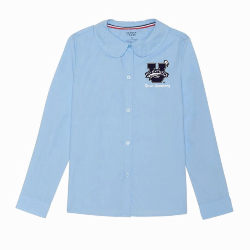 Dove Long Sleeve Girls Blouse