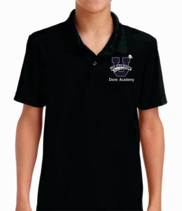Dove Short Sleeve Polo Performance Mesh