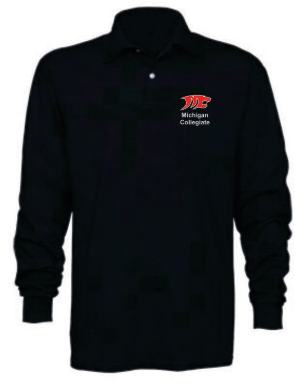 Michigan Collegiate Long Sleeve Polo
