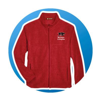Michigan Collegiate Full Zip Fleece Jacket