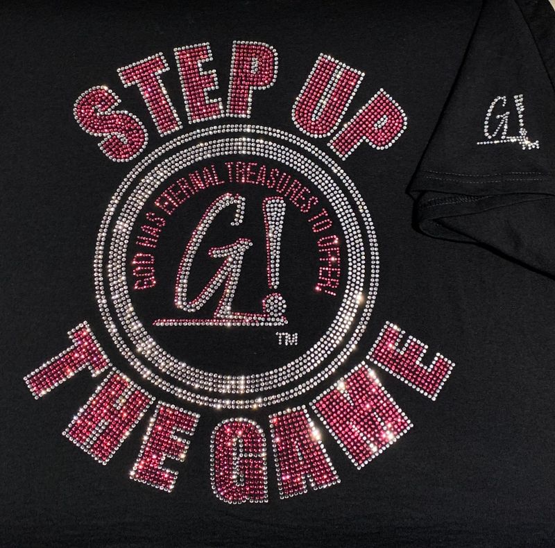 Step Up The Game Rhinestone T-Shirt