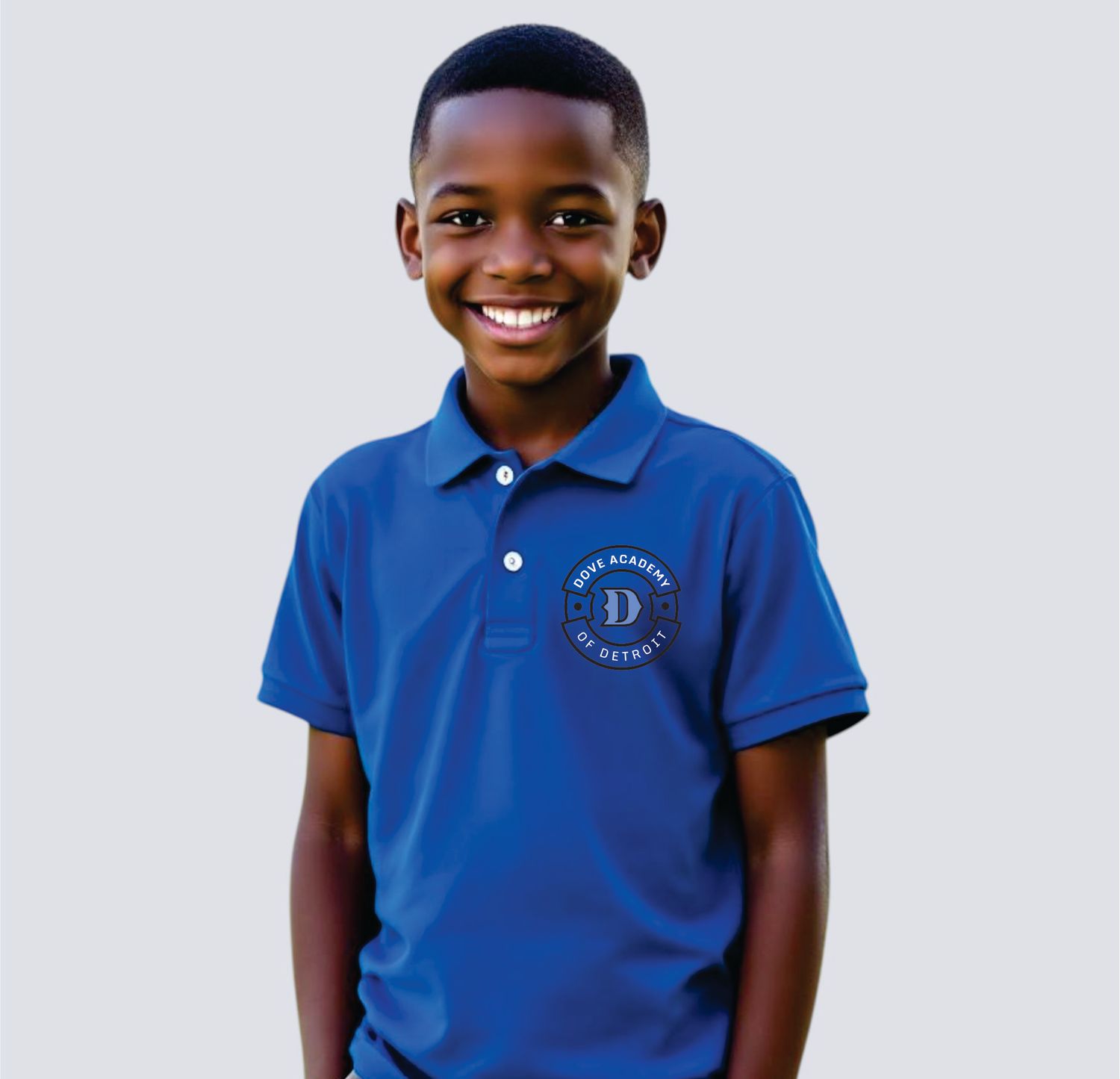 Dove Short Sleeve Polo, Color: Royal